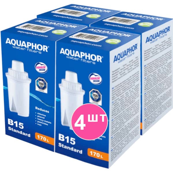 Аквафор В15 (В100-15) Картриджі 4 шт